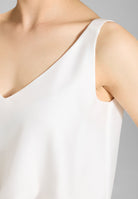 Top aus nachhaltigem Satinchiffon