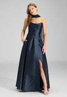 Schal aus zartem Chiffon navy One Size