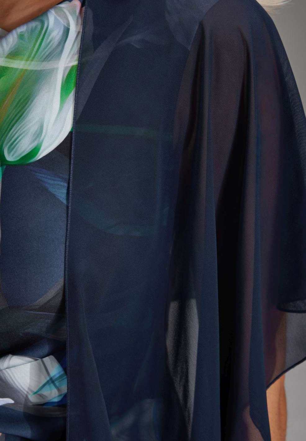 Fließende Chiffon-Stola