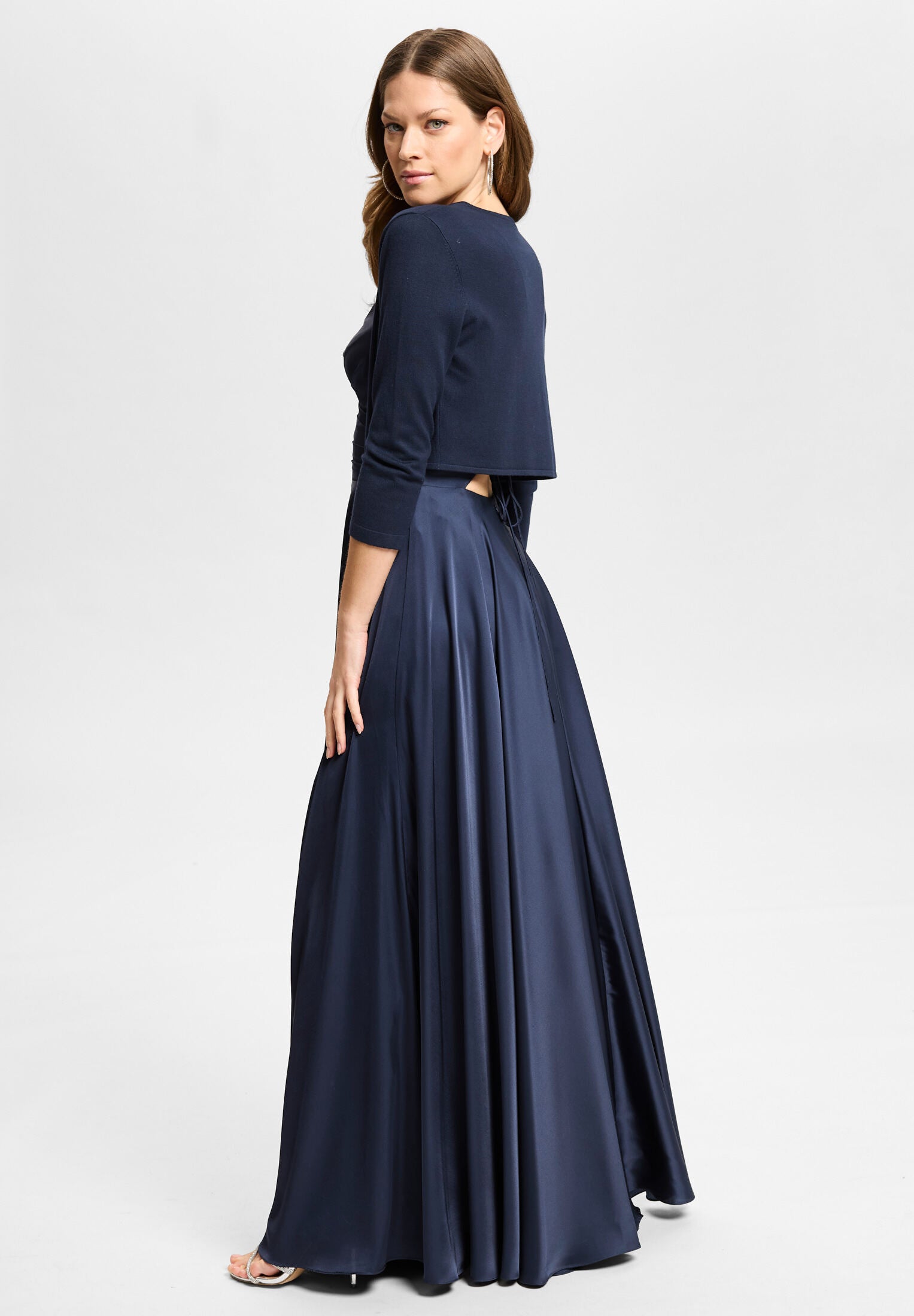 Strickbolero mit 3/4-Arm