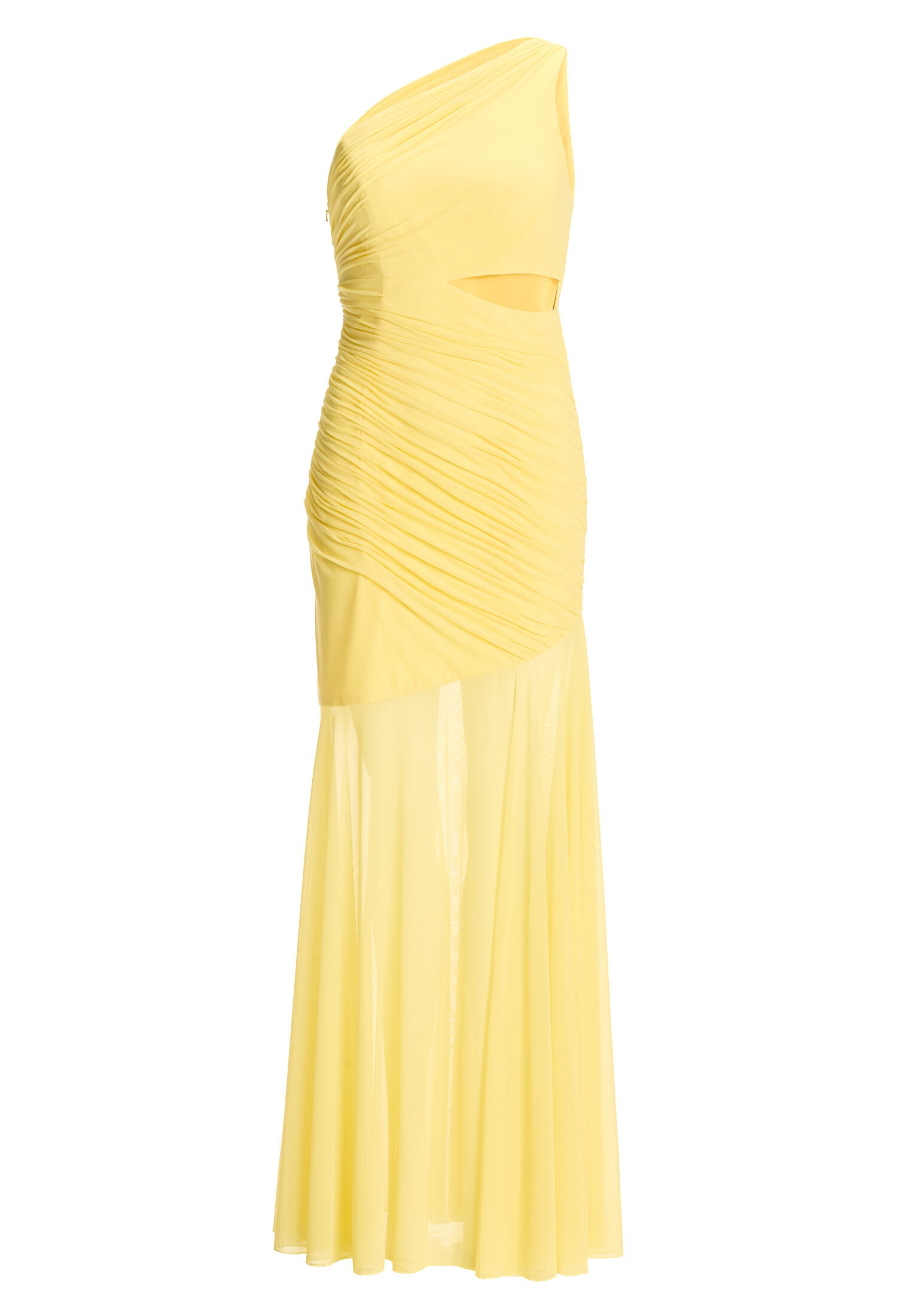 One-Shoulder-Kleid mit Cut-Out Detail