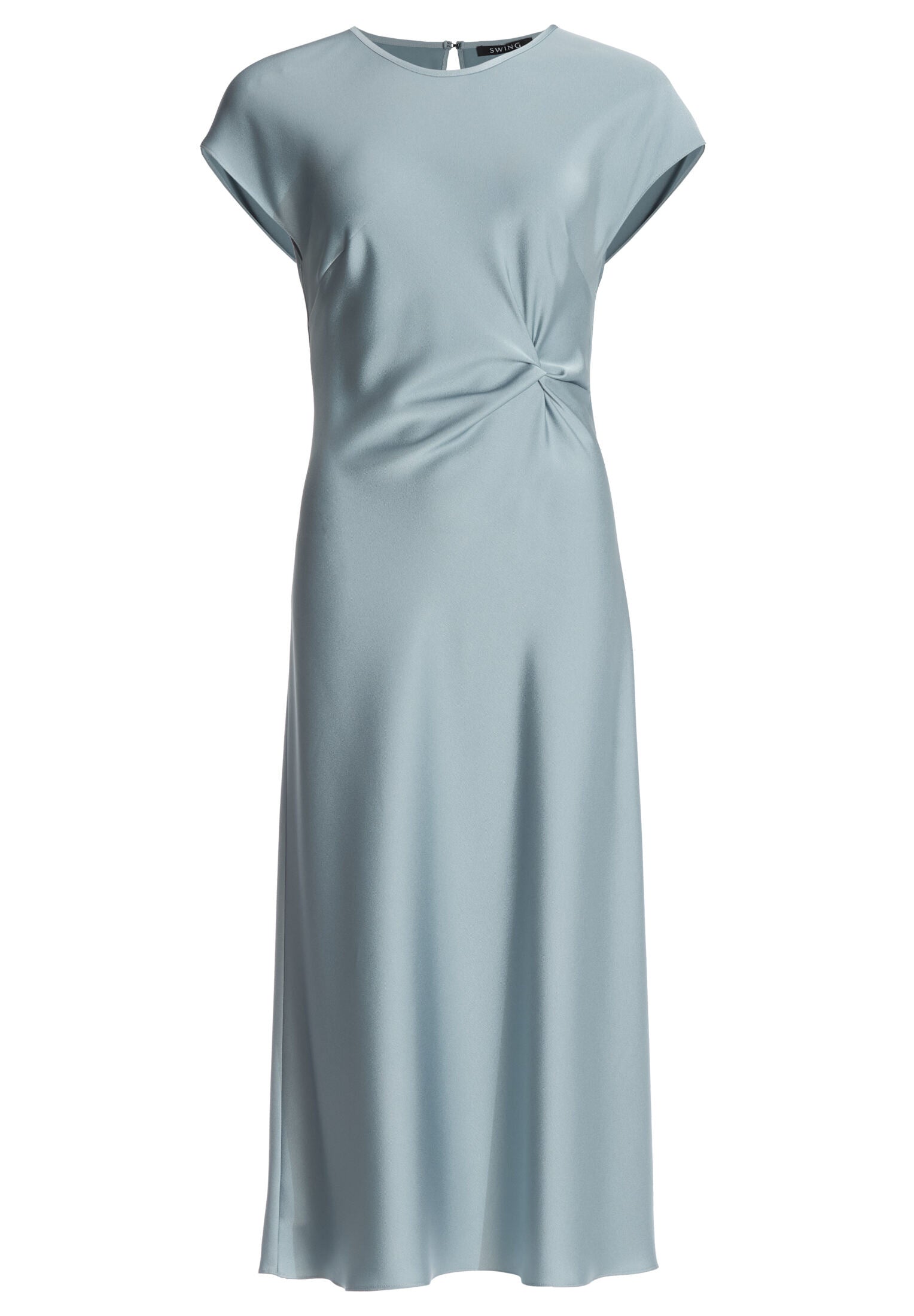 Slip Dress aus Satin mit Twist Detail