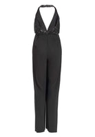 Jumpsuit mit besticktem Top aus Paillette