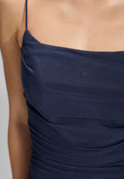 Bodycon-Kleid mit feinen Raffungen