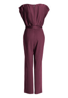 Jumpsuit aus Material-Mix