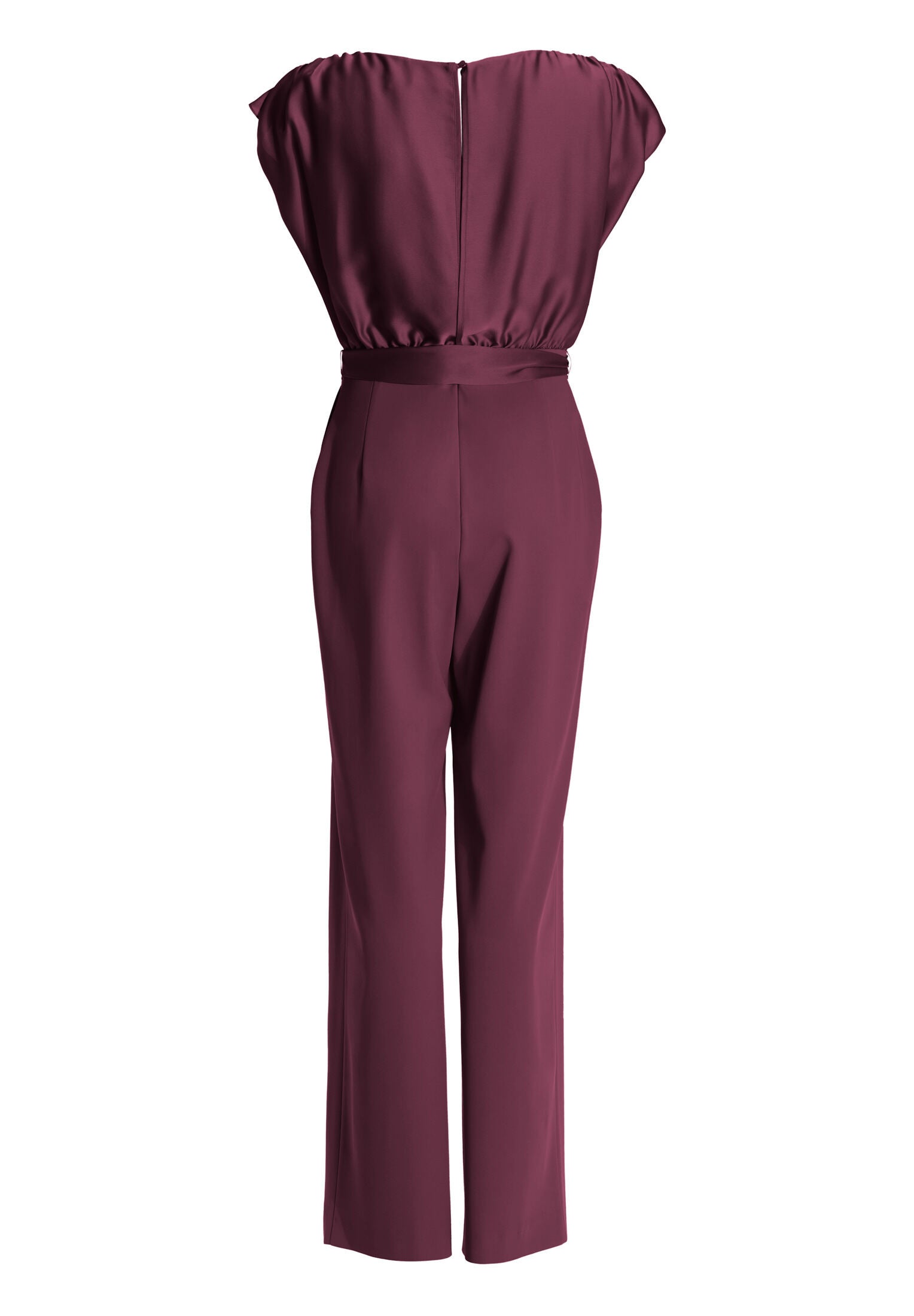 Jumpsuit aus Material-Mix