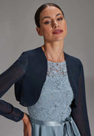 Bolero mit transparenten Ärmeln