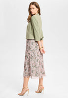 Taillierte Jacke aus Jersey Crêpe