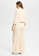 Taillierte Jacke aus Jersey Crêpe