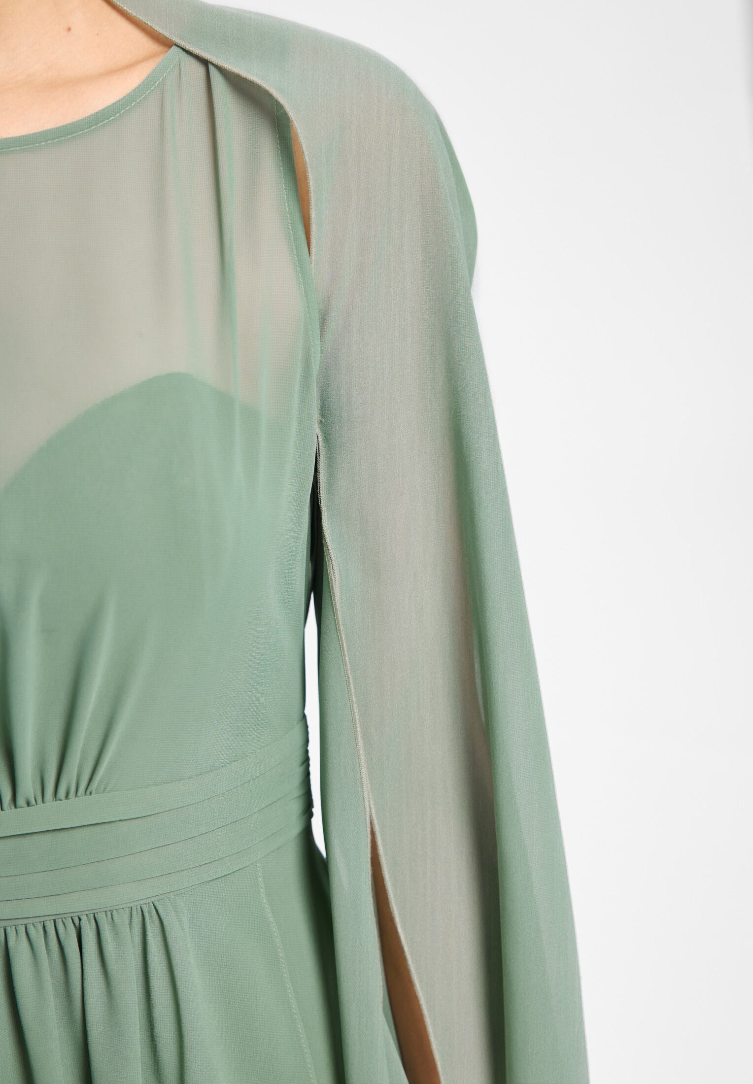 Stola aus Crinkle Chiffon