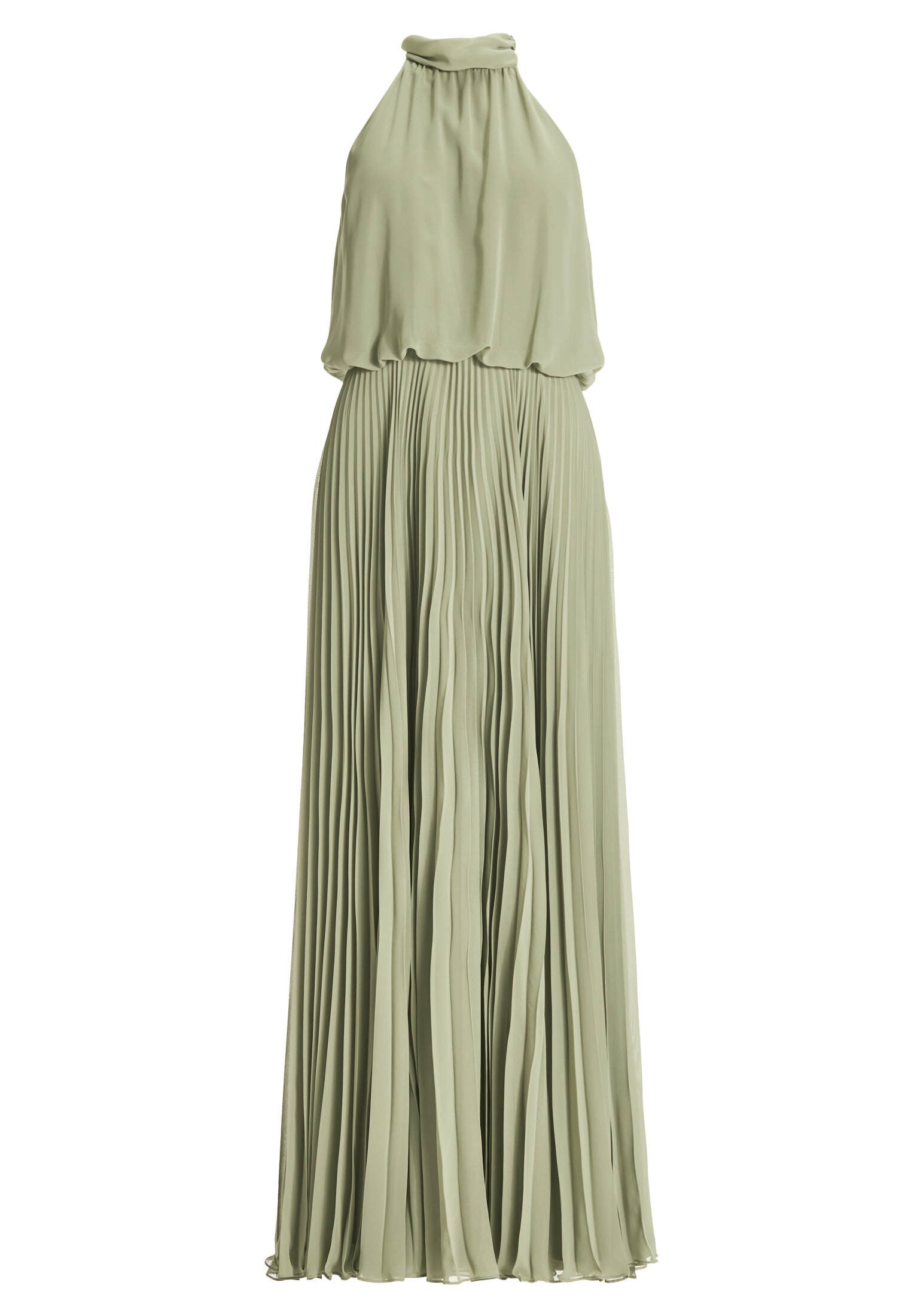 Abendkleid aus Chiffon mit Plisseerock