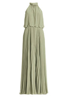 Abendkleid aus Chiffon mit Plisseerock
