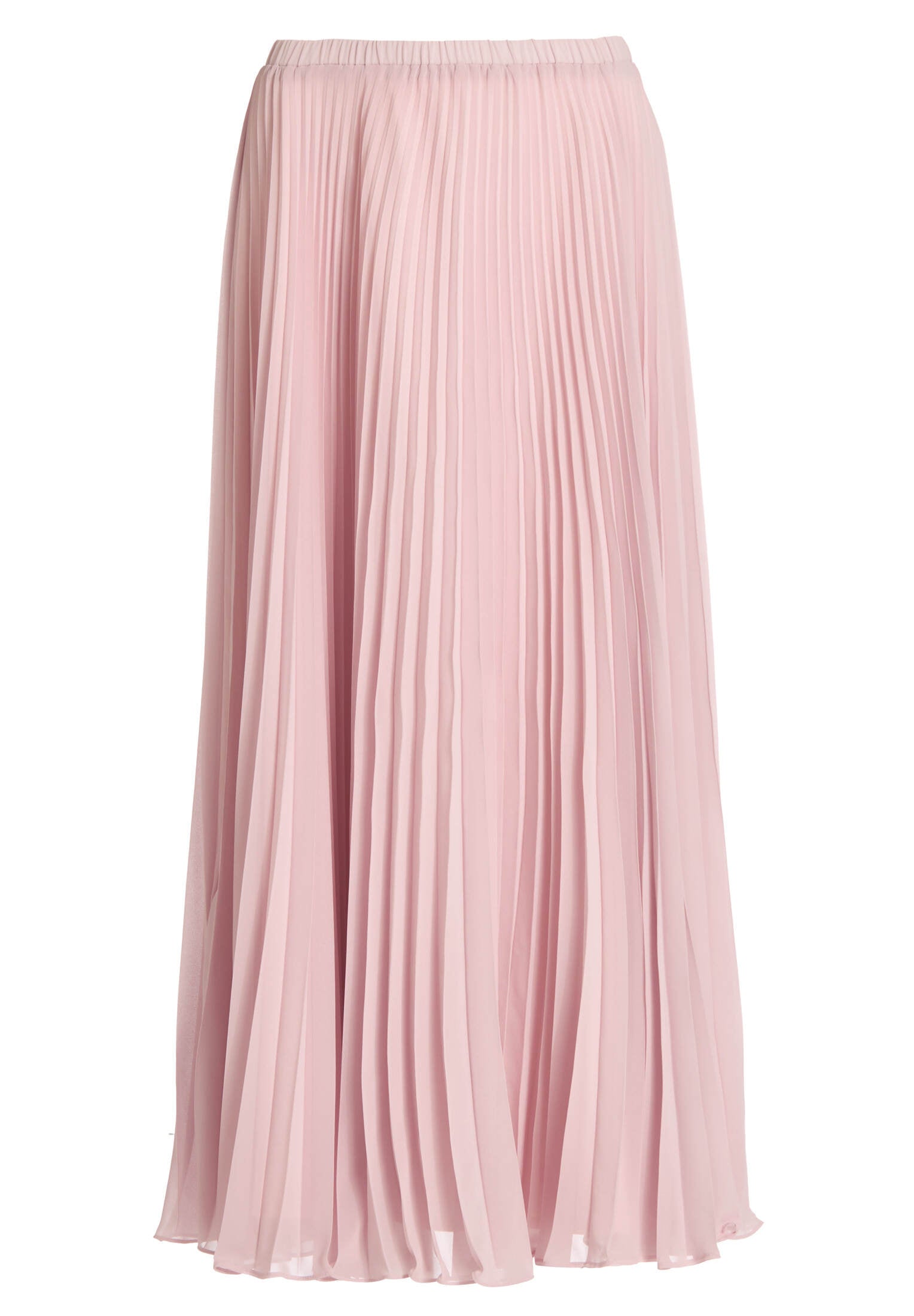 Plisseerock aus Chiffon mit elastischem Bund