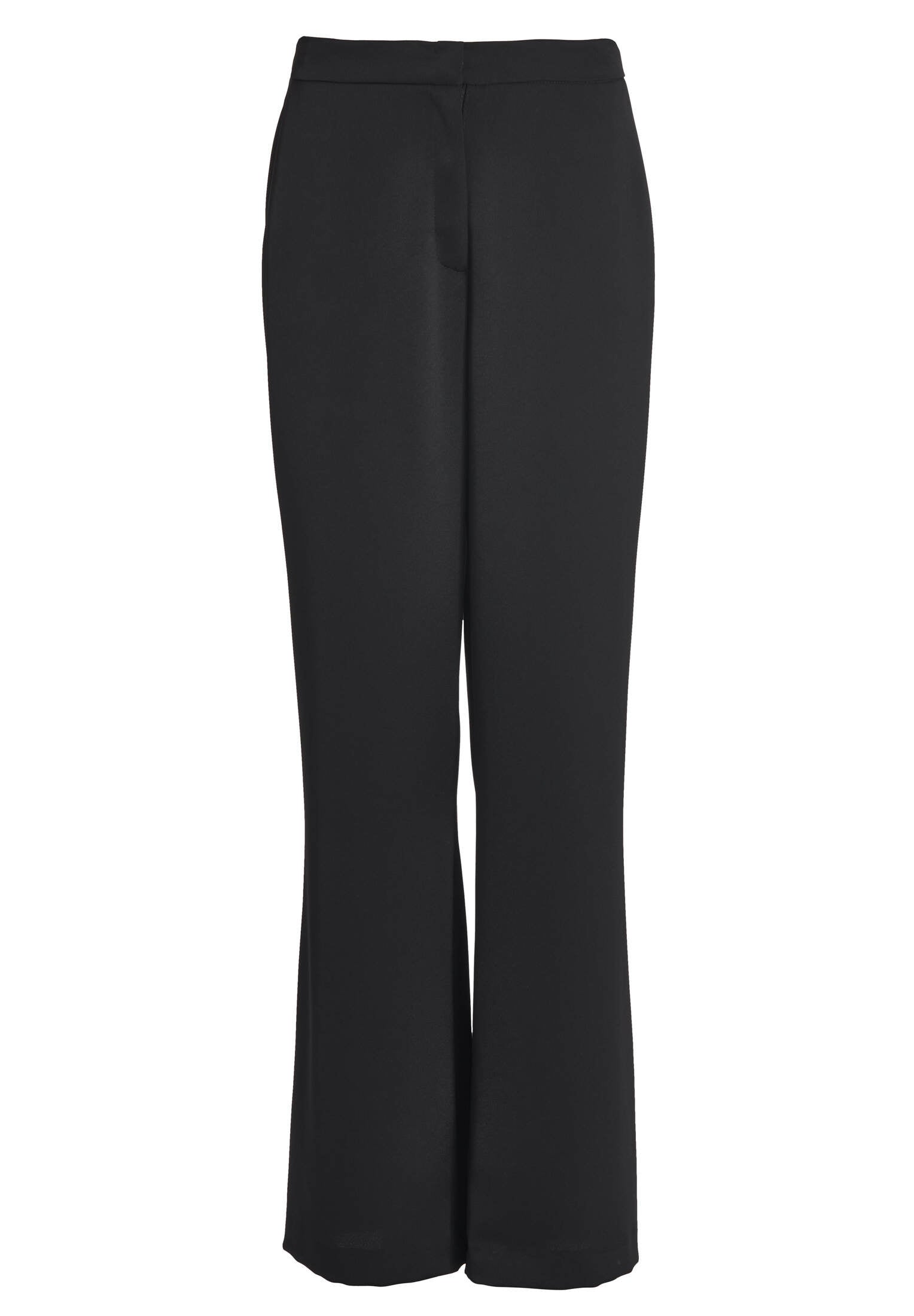 Hose aus Satin mit geradem Bein