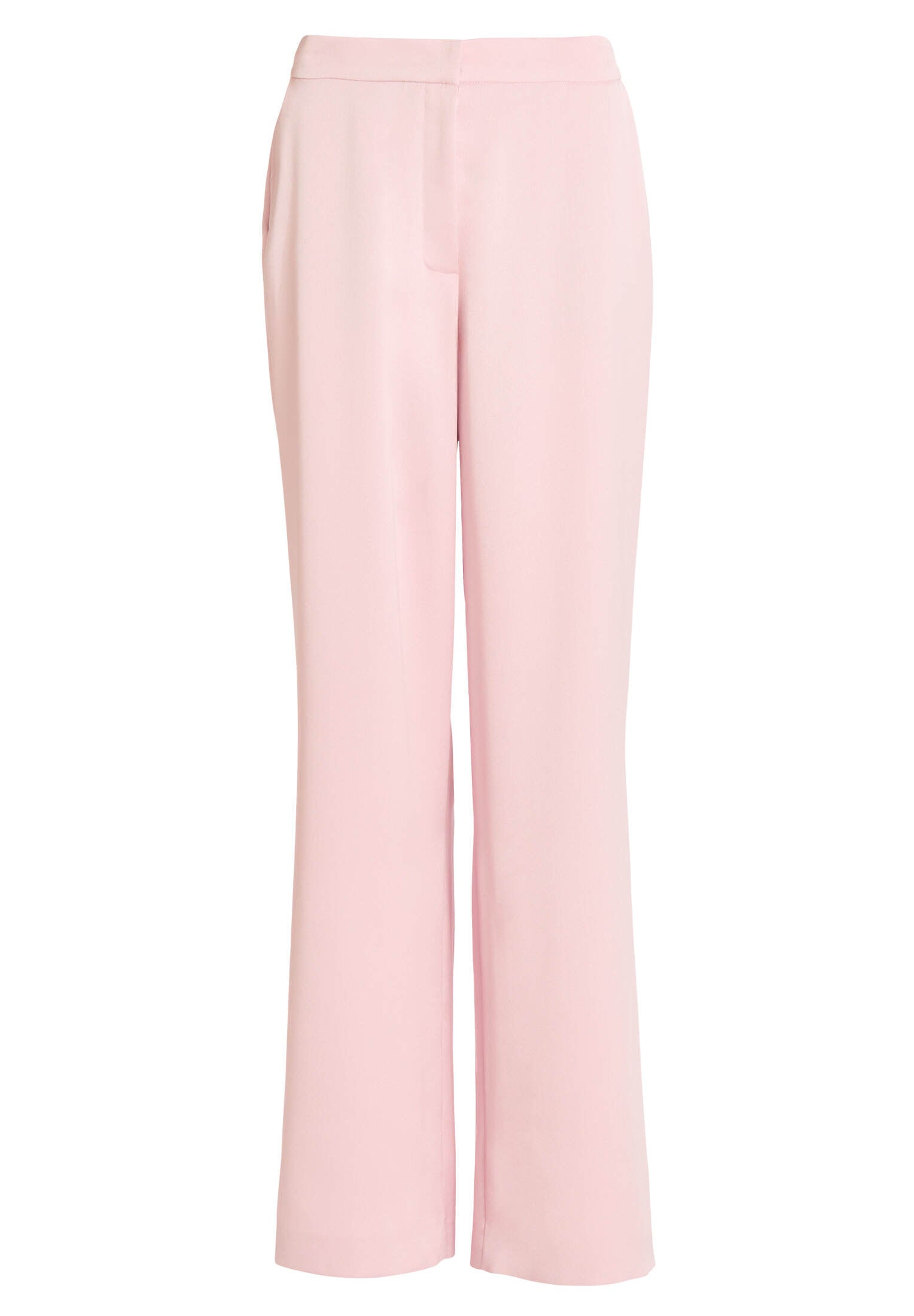 Hose aus Satin mit geradem Bein