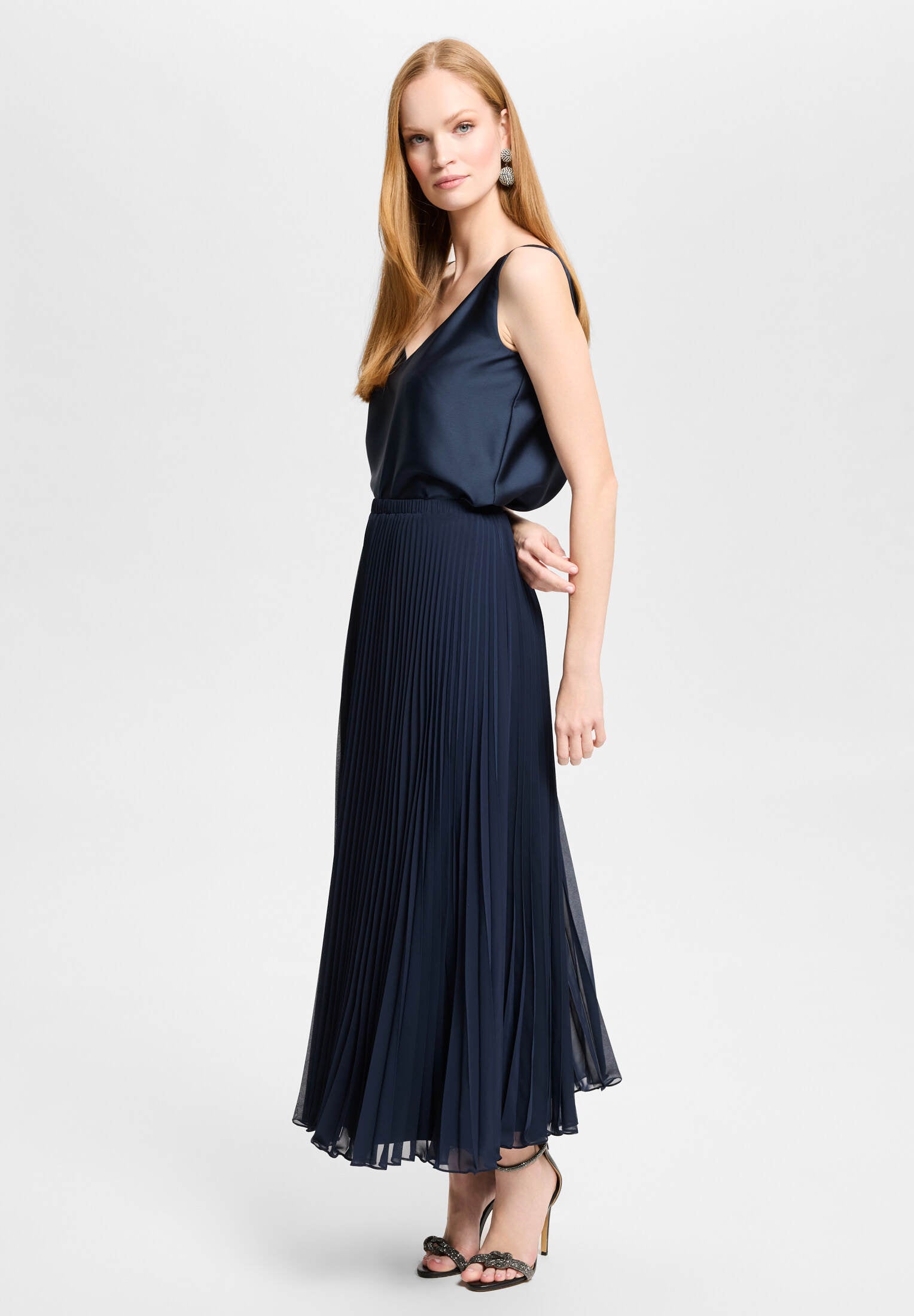 Top aus Satinchiffon