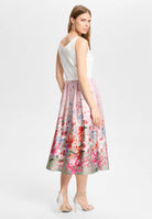 Cocktailkleid mit Bordüren-Print