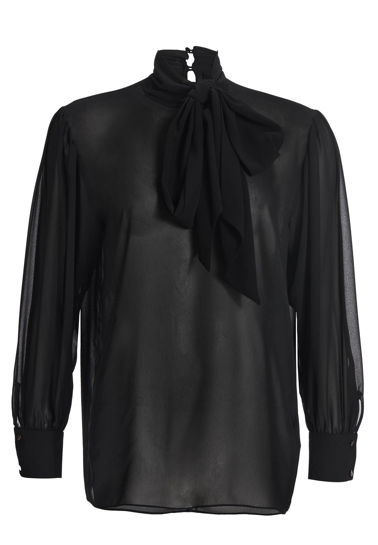 Schluppenbluse aus Chiffon