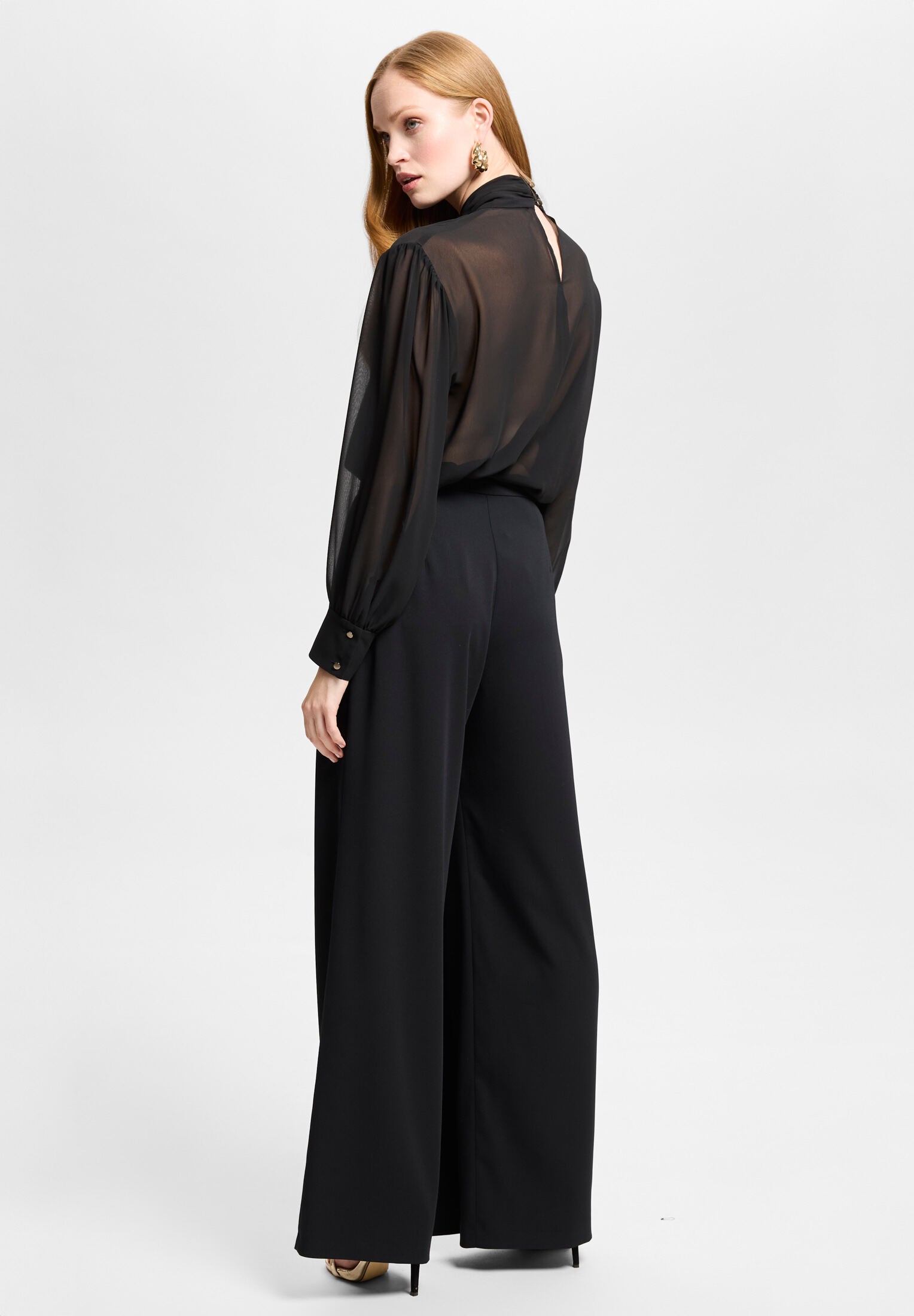 Schluppenbluse aus Chiffon