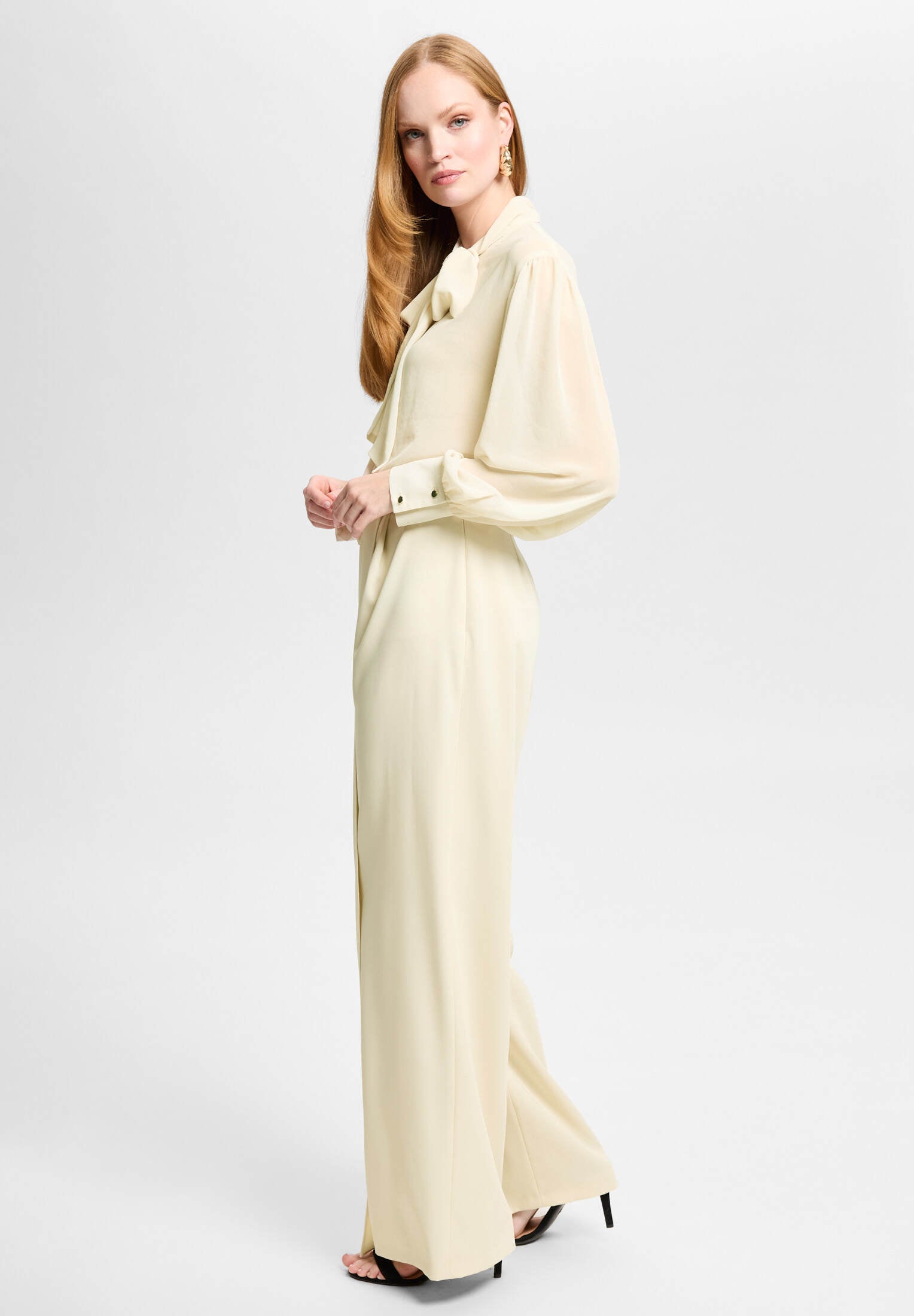 Schluppenbluse aus Chiffon