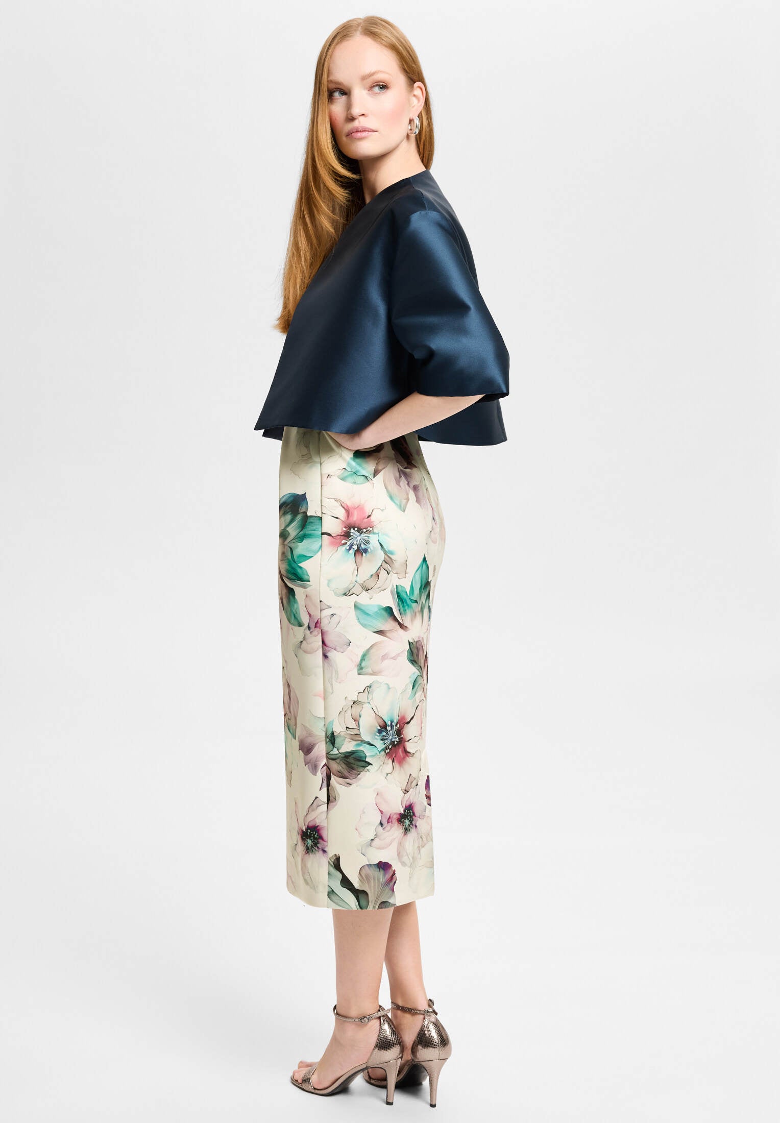 Oversized Jacke aus Twill