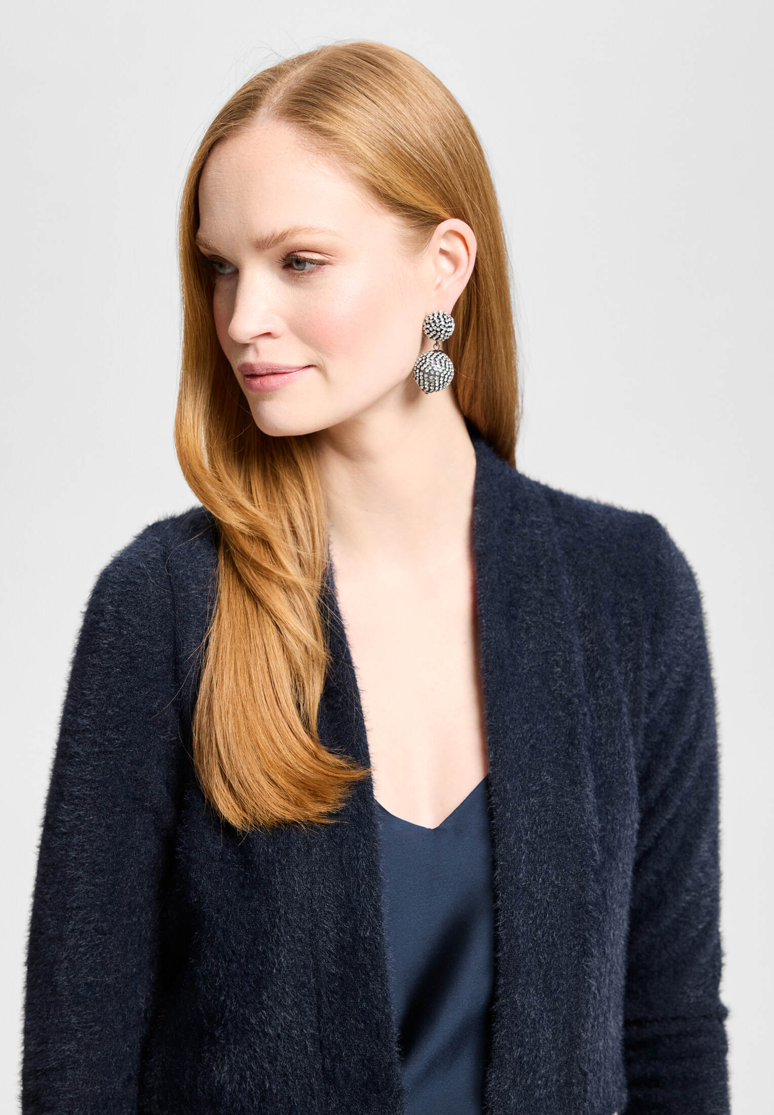 Jersey Bolero in Flausch Optik