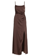 Abendkleid aus Stretch Satin