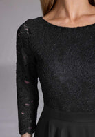 Midikleid mit fließendem Chiffon-Rock