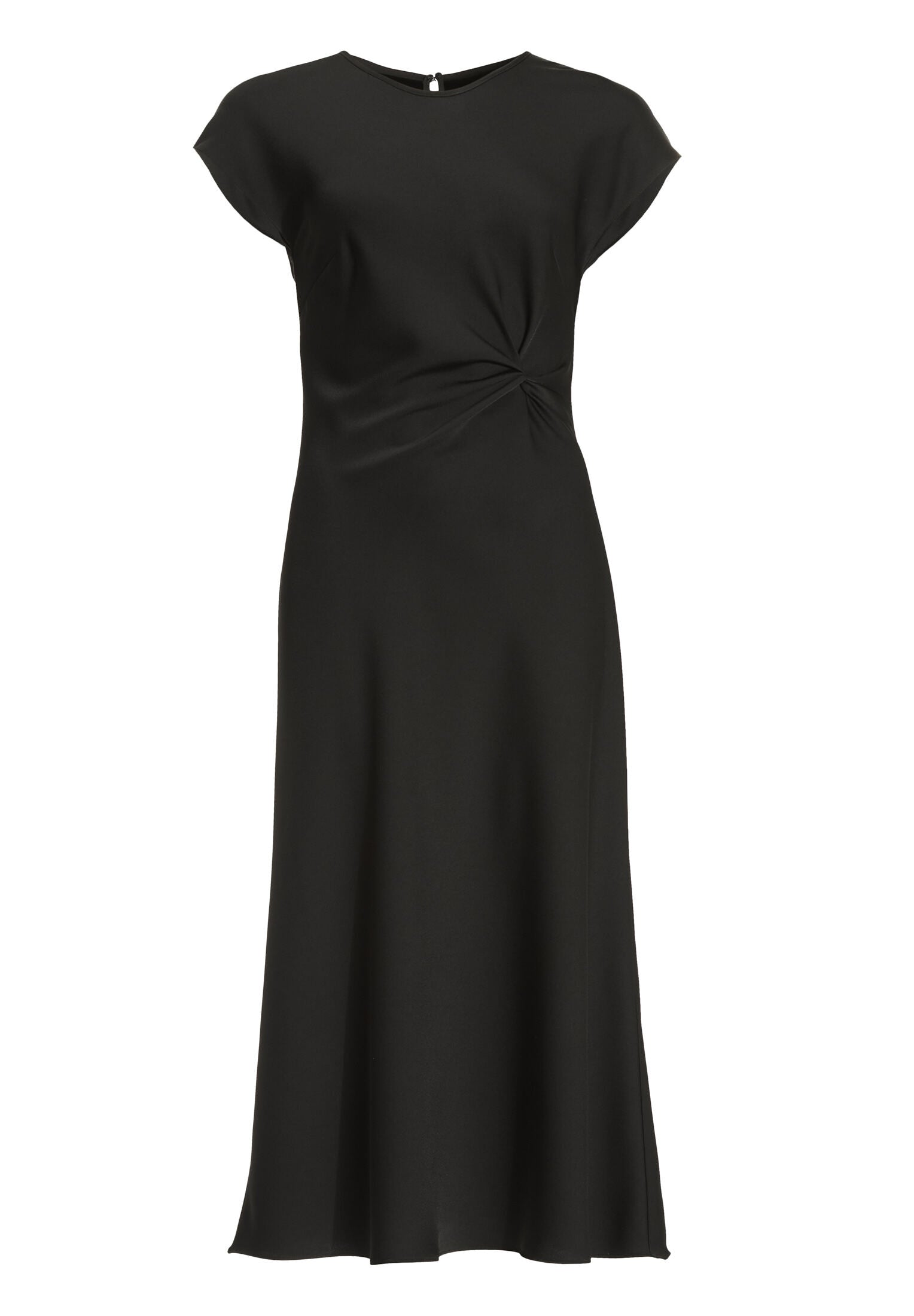 Midi Kleid mit Knoten Detail