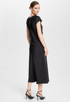 Midi Kleid mit Knoten Detail