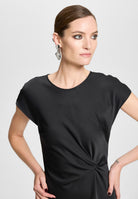 Midi Kleid mit Knoten Detail