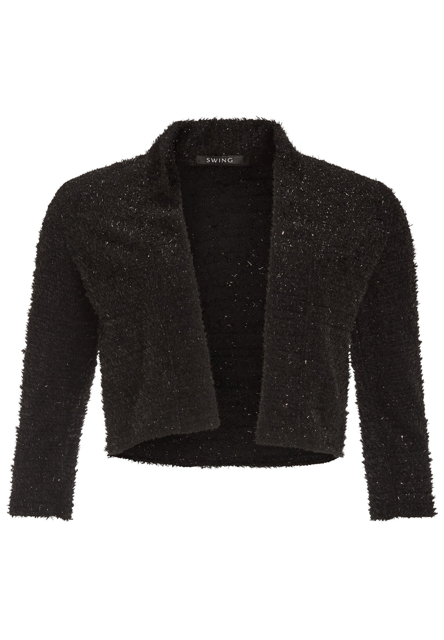 Bolero Jacke in Chenille Optik