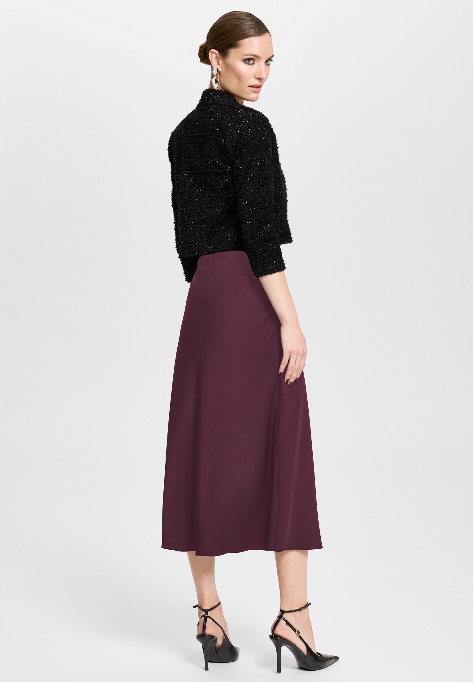 Bolero Jacke in Chenille Optik
