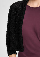 Bolero Jacke in Chenille Optik