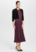 Bolero Jacke in Chenille Optik