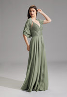 Zarte Chiffon-Stola im geraden Schnitt