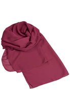 Zarte Chiffon-Stola im geraden Schnitt