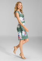 Etuikleid mit blumigem Print