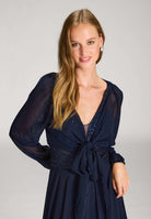 Wickelbolero mit langen Ärmeln