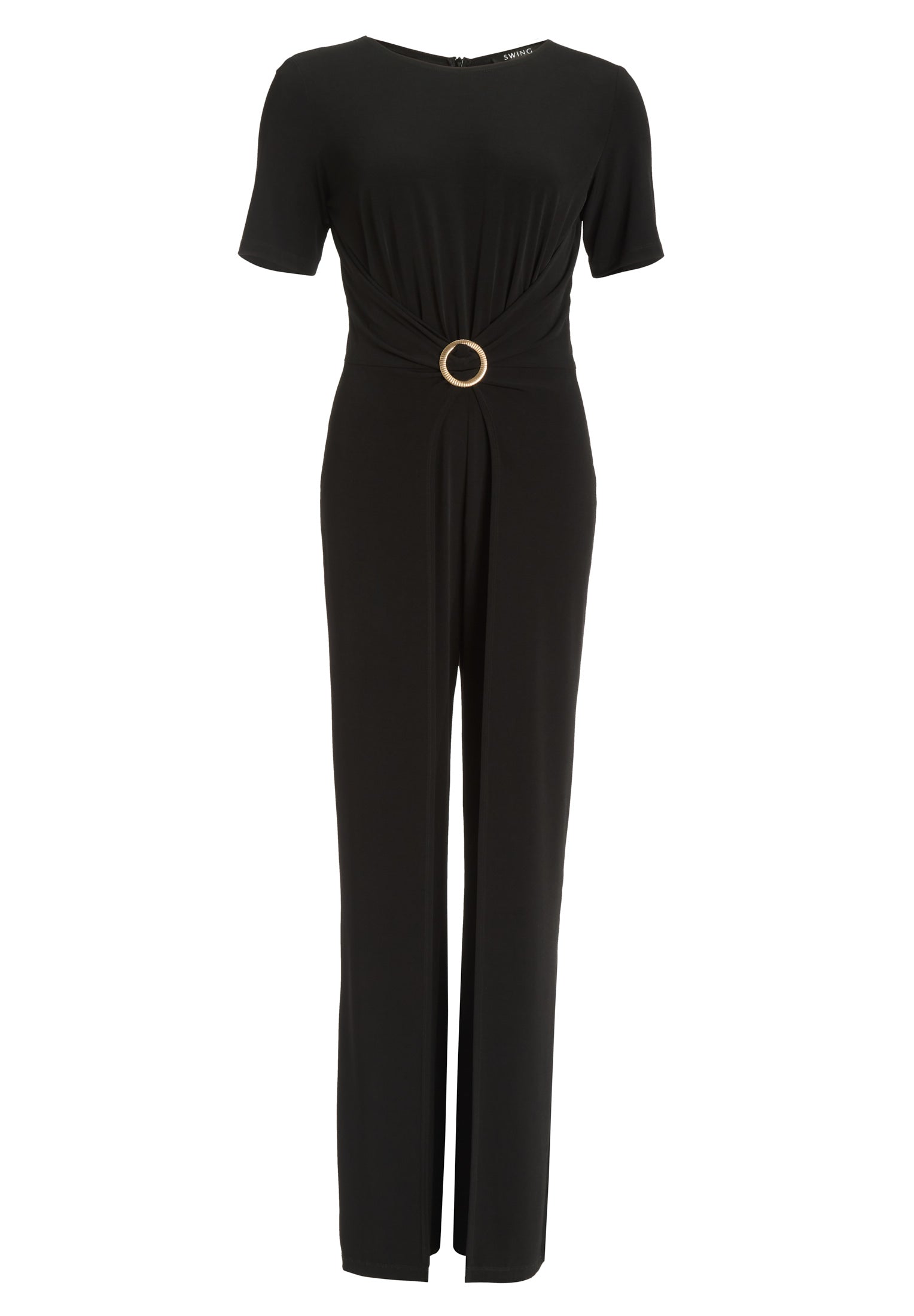 Jumpsuit aus Jersey mit Zierschnalle