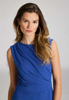 Jumpsuit aus Crepe Jersey mit Drapierung