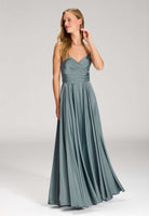 Satinkleid mit Schnürung am Rücken