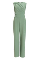 Jumpsuit aus Crepe Jersey mit Drapierung