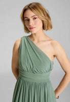 Abendkleid One Shoulder aus Mesh