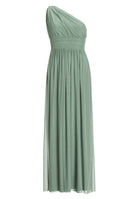 Abendkleid One Shoulder aus Mesh