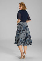 Chiffon Bolero mit Knoten