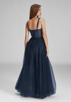 Tüllrobe mit Schimmereffekt