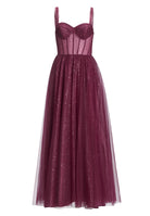 Tüllrobe mit Schimmereffekt