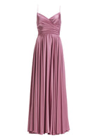 Satinkleid mit Schnürung am Rücken