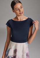 Cocktailkleid aus Materialmix